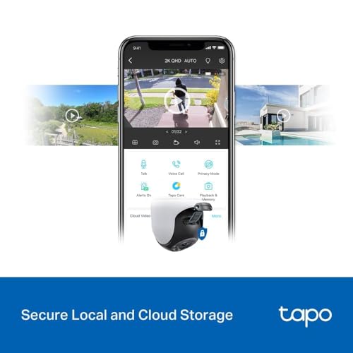 Tapo C520WS Pan/Tilt Outdoor Security Camera, 2K 4MP WiFi Outdoor Camera, 360° Vision Motion Tracking, No Monthly Fee, AI Detection, Starlight Colour Night Vision, IP66, Works with Alexa & Google - 13