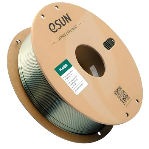 Image of eSUN 1.75mm Silk PLA 3D Printing Filament Bronze, Net Weight-1Kg