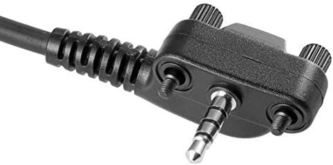 Compact Speaker Mic with Reinforced Cable for Motorola Vertex Radios VX-180 VX-210 VX-410 VX-424 VX-231 VX-261 VX-264 VX-351 VX-354 VX-451 VX-454 VX-459 EVX-531 EVX-534 539, Shoulder Microphone