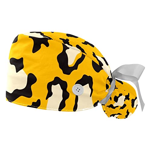 Casquettes de travail ajustables texture animalière confort longue durée