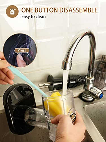 Wamife Slow Masticating Juicer Machine, Cold Press Juicer Extractor, 2 Modes & Reverse Function For High Nutrient Fruit & Vegetable Juice, Quiet Motor, With Cup & Brush(Black) #TOP4