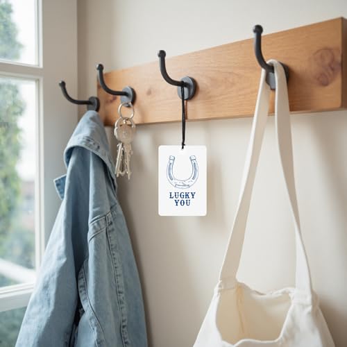 Image of Meet Me at The Beach Car Air Freshener 4 Pcs, Blue Summer Coastal Cowgirl Surfing Boots Hanging Air Freshener for Cars Closet Drawer Books, Preppy Girly Car Accessories Mirror Decor for Women