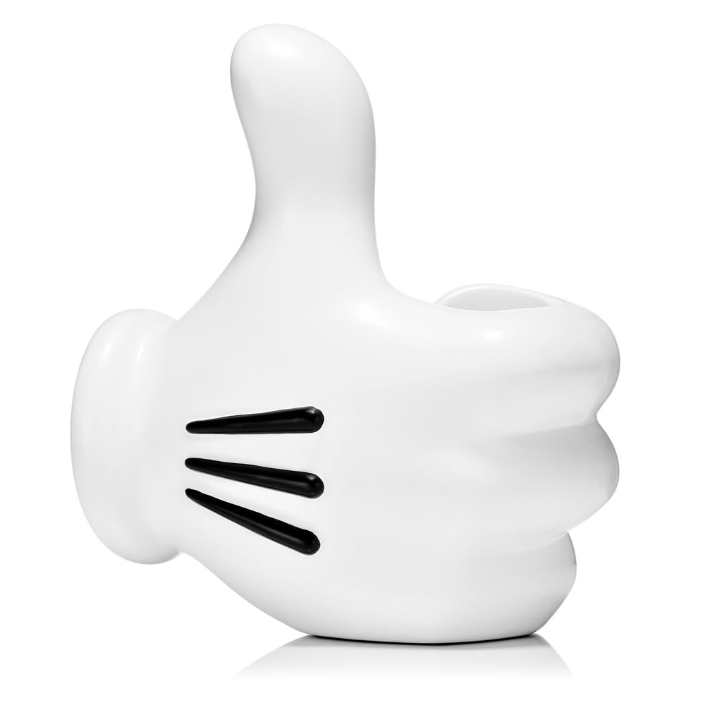 Mickey Mouse Hand Makeup Brush Holder, Storage Pot for Up To 15 Brushes, Official Disney Organiser