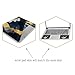 Laptop Decal Sticker Skin Cover, 12" 13.1" 13.3" 14" 15" 15.4" 15.6" Laptop Netbook Vinyl Skin Sticker Cover Notebook PC Protector (2 Wrist Pad Included), Removable Reusable, Watercolor Mountain