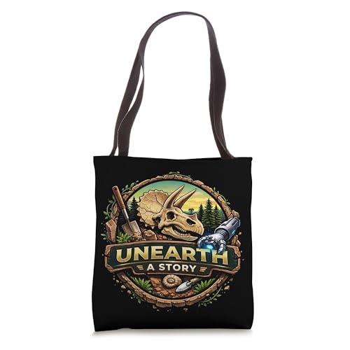 Bolso Tote de arqueología Triceratops Unearth a Story miniatura 1