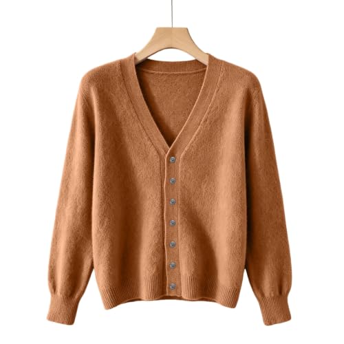 Cardigan Sweaters for Women V Neck Long Sleeve Knit Cardigans Shrug - image 5