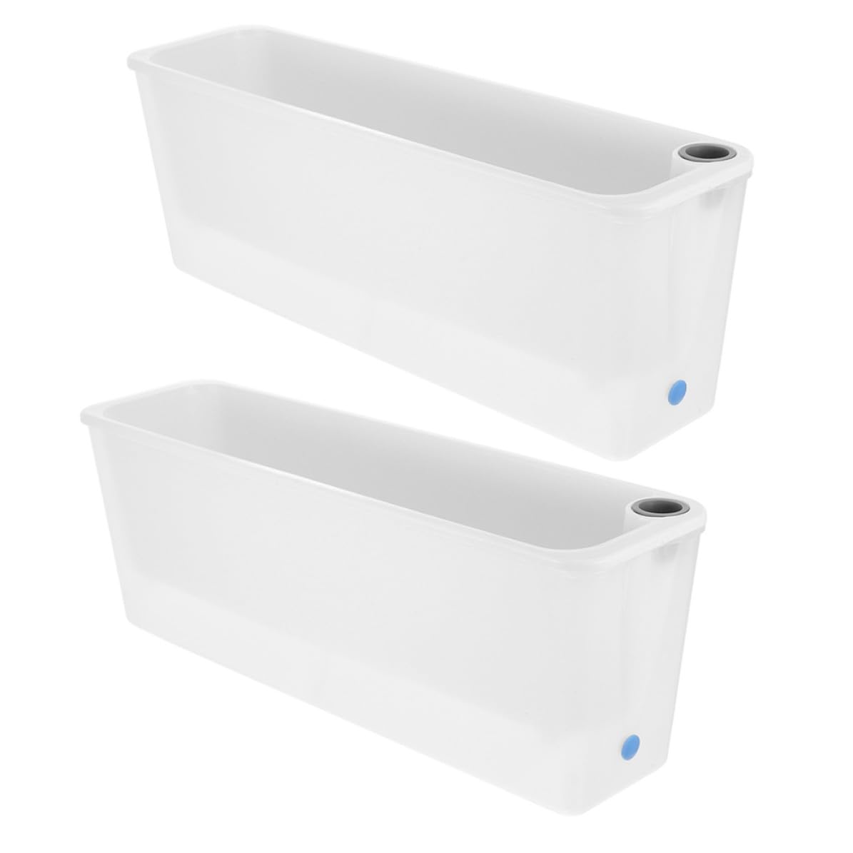 Pots rectangulaires en plastique pour éviter le pourrissement des plantes