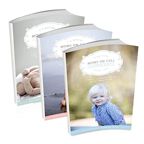 Image of Moms on Call 3 Book Bundle | Basic Baby Care, Next Steps Baby Care, & Toddler Book 0 Months-4 Years | 3 Book Parenting Set