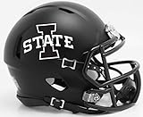 Riddell NCAA Iowa State Cyclones Helmet Mini SpeedHelmet Replica Mini Speed Style Satin Black, Team...