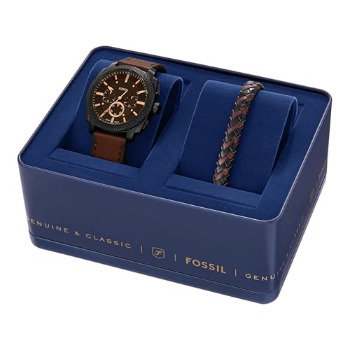 Image of Fossil Men's Watch, Machine Stainless Steel Chronograph Watch for Men