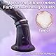 22CM Realistische Dildo aus Flüssigsilikon,Fantasy Dildo mit Saugnapf Groß mit 8 Vibrationsmodi und 1 Orgasmus-Modus,Sexspielzeug für G-Punkt Orgasmus,SM Masturbator Toys (Green)
