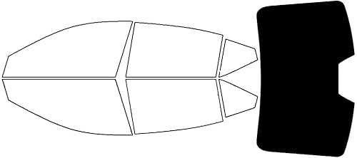 Miniatura 10 de Rvinyl Kit de tinte de ventana compatible con Nissan Altima 2019-2024 - Kit de precorte trasero - 5%