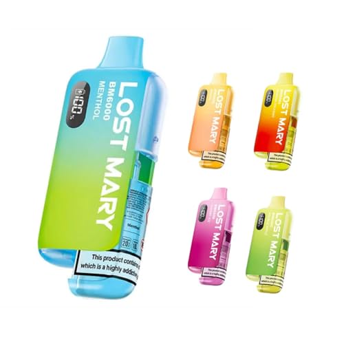 Los Mary 6k Mix flavours Pack Of 1 choose your flavour (Menthol)