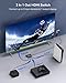 HDMI Switch 3 in 1 Out 4K@60Hz, GANA HDMI Splitter Switcher with Remote, Aluminum HDMI 2.0 Switch Box Hub for 3D, HDCP2.2, HDR, Compatible with Xbox, PS5/4/3,Fire Stick,Roku,Blu-Ray Player, Black