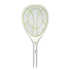 Night Cat Elektrische mug Fly Bugs Swatter Zapper Bat Racket Plagen Insectenbestrijding Killer Repellent USB Oplaadbare LED-verlichting Dubbellaags Mesh-bescherming