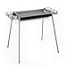 Qazxsw Barbecue,Barbecue Au Charbon Extérieur Barbecue Poêle Home Patio Grill Camping Beach Party Barbecue Outil Hauteur Réglable Facile À Transporter,Noir,81 * 64 * 35cm