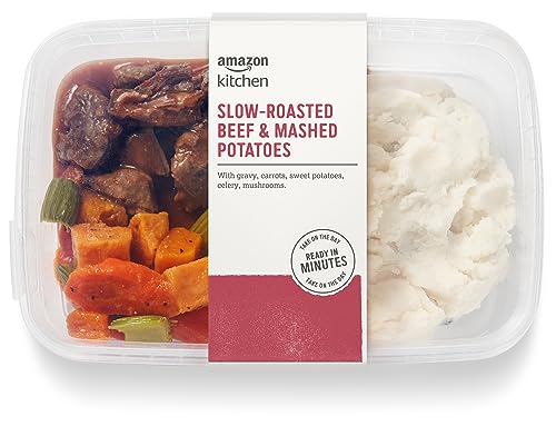 Amazon Kitchen, Slow Roasted Beef & Mashed Potatoes, Single Serve...