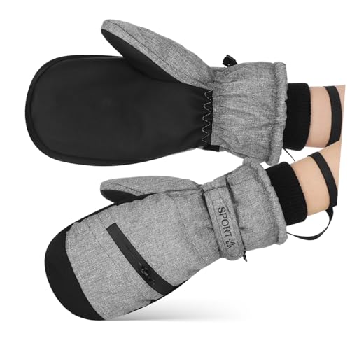 Gants de ski femme imperméables chauffants tactiles hiver neige randonnée