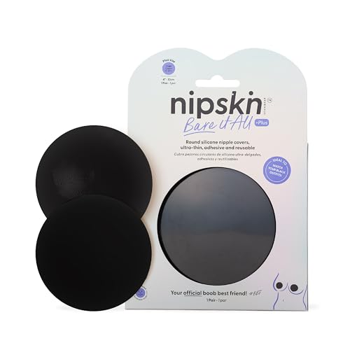 Image of NIPSKIN Nipple Covers for Women - Reusable Breast Petals - Medium & Plus Size - Bare It All Collection