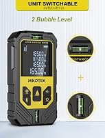 Laser Measure, NIKOTEK Laser Distance Meter with 2 Bubble Levels and LCD Backlit, for Pythagorean Mode, Measuring Distance, Area, Volume — image 4