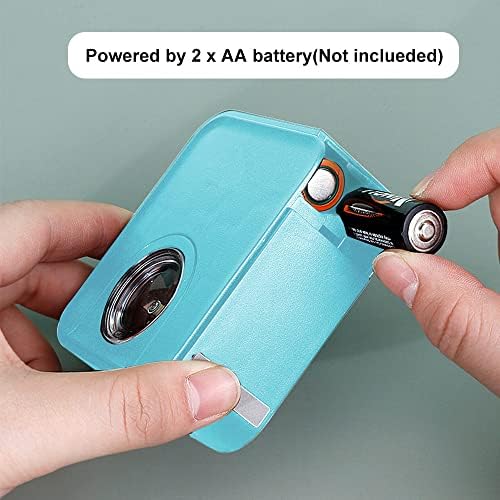 Electric Pencil Sharpener Battery Operated Heavy Duty, 6-8mm JIJICZ Mini Portable Pocket Size Automatic Pencil Sharpeners Cordless for Home , Kids, Teacher, Artist; Mint Green