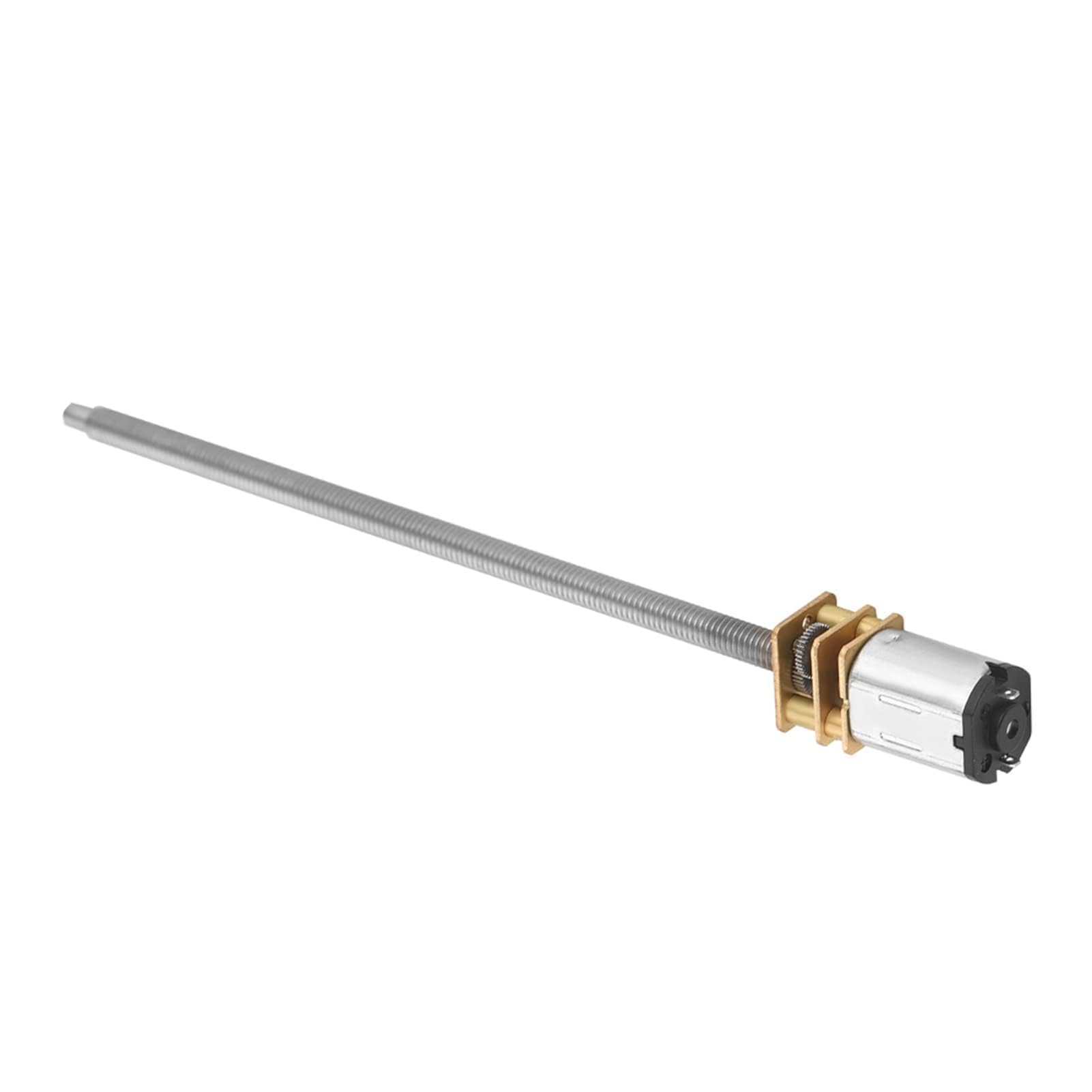 DC-Getriebemotor 6V 12V N20-Getriebe-Reduzierungs-Motor mit langer Ausgangswelle M4 x 100mm(12V 600RPM)