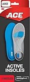 ACE Insoles Active, Shaped by Superfeet, One Pair, Multi-Color, Large,209658