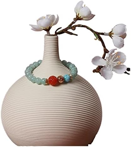 Birthday Gifts for Women Jadeite Agate Larimar Beaded Bracelet Gemstone Vintage Ethnic Handmade Rope Charms Bracelets