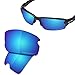 SAUCER Premium Replacement Lenses & Rubber Kits for Oakley Flak 2.0 OO9295 Sunglasses High Definition - Glacier Blue Polarized
