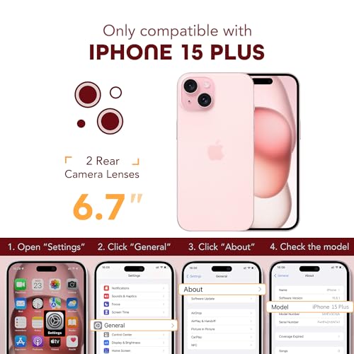 Coque iPhone 15 Plus MagSafe antichoc transparente protection écran 6.7 - 7
