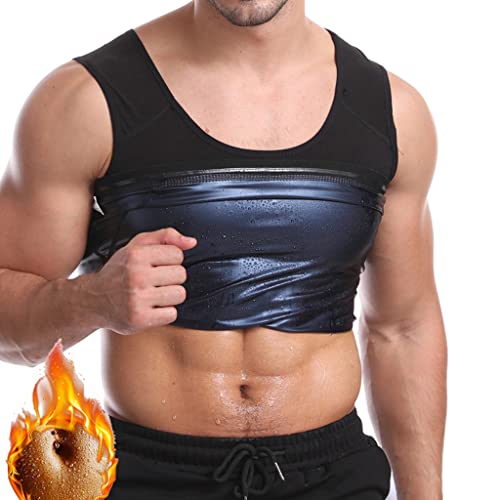 Gilet sauna hommes pour éliminer les toxines et affiner la silhouette à la gym