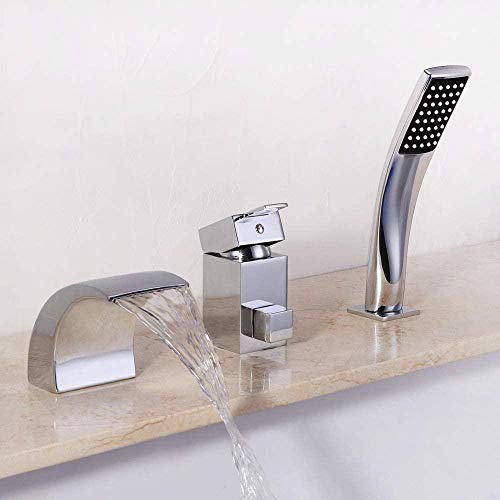 Robinet cascade salle de bain et ensemble de douche moderne split chaud et froid be