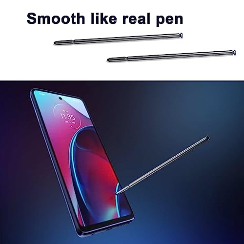 Lápiz capacitivo para Moto G Stylus 5G 2023 en color azul con dos unidades de repuesto 5