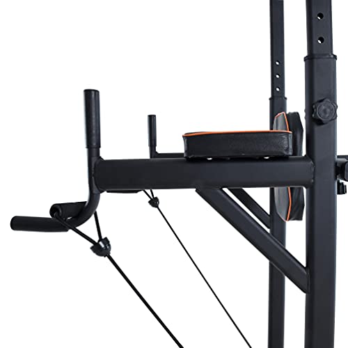 ESTEXO Kraftstation Kraftturm Fitnesstower Klimmzugstange Dip Station Heimtrainer – Bild 4