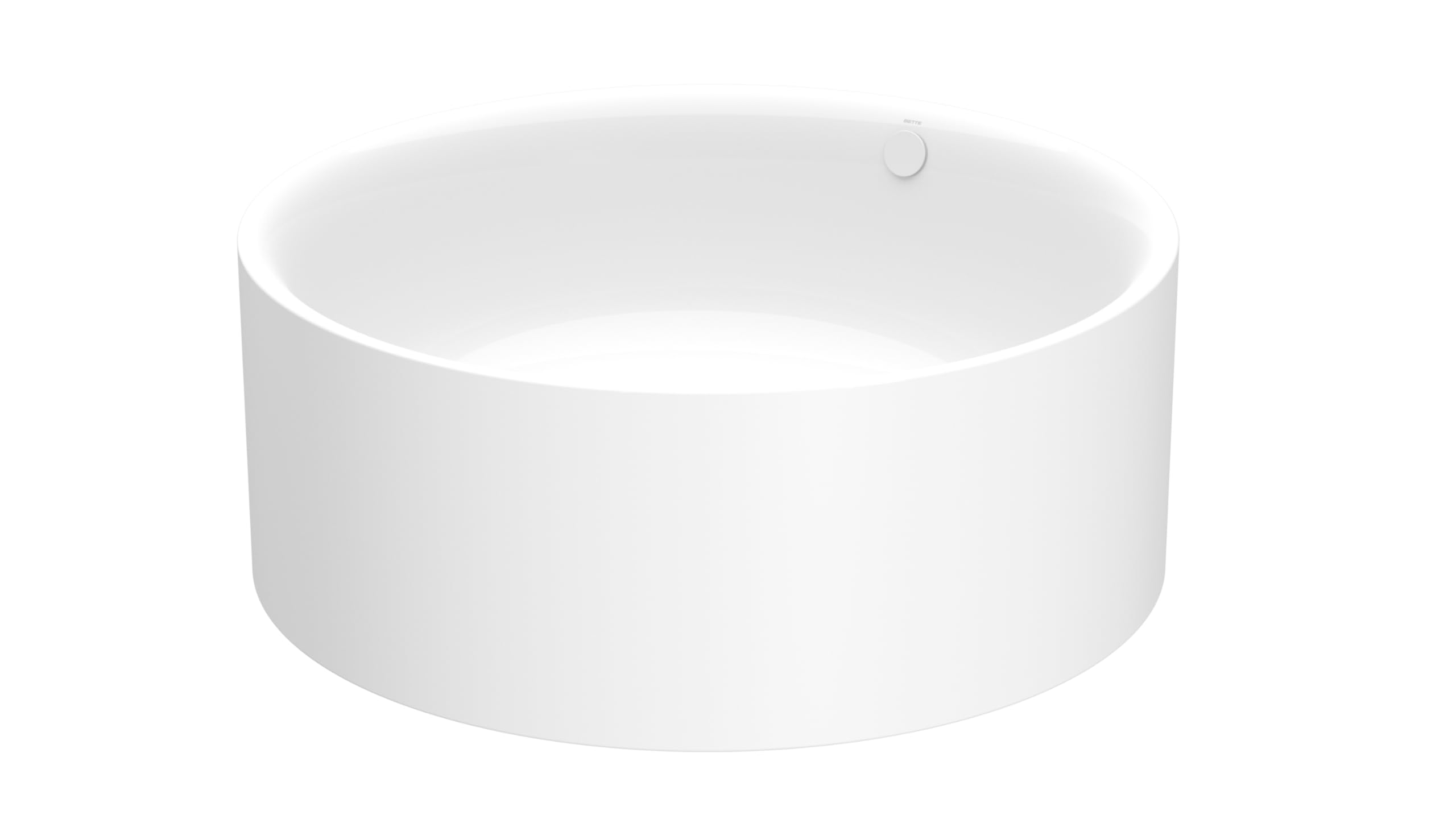 BettePond Silhouette bañera exenta, 150x150cm, 6045 CFXXS, blanco, Color: Blanco brillante