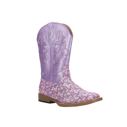 ROPER Girl's Lavender Square Toe Boot (Toddler/Little Kid)2