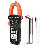 BTMETER BT-7200B TRMS 6000 Counts Clamp Multimeter, Digital Clamp-on Ammeter for AC/DC Current Voltage Resistance Capacitor Frequency Continuity Temperature NCV