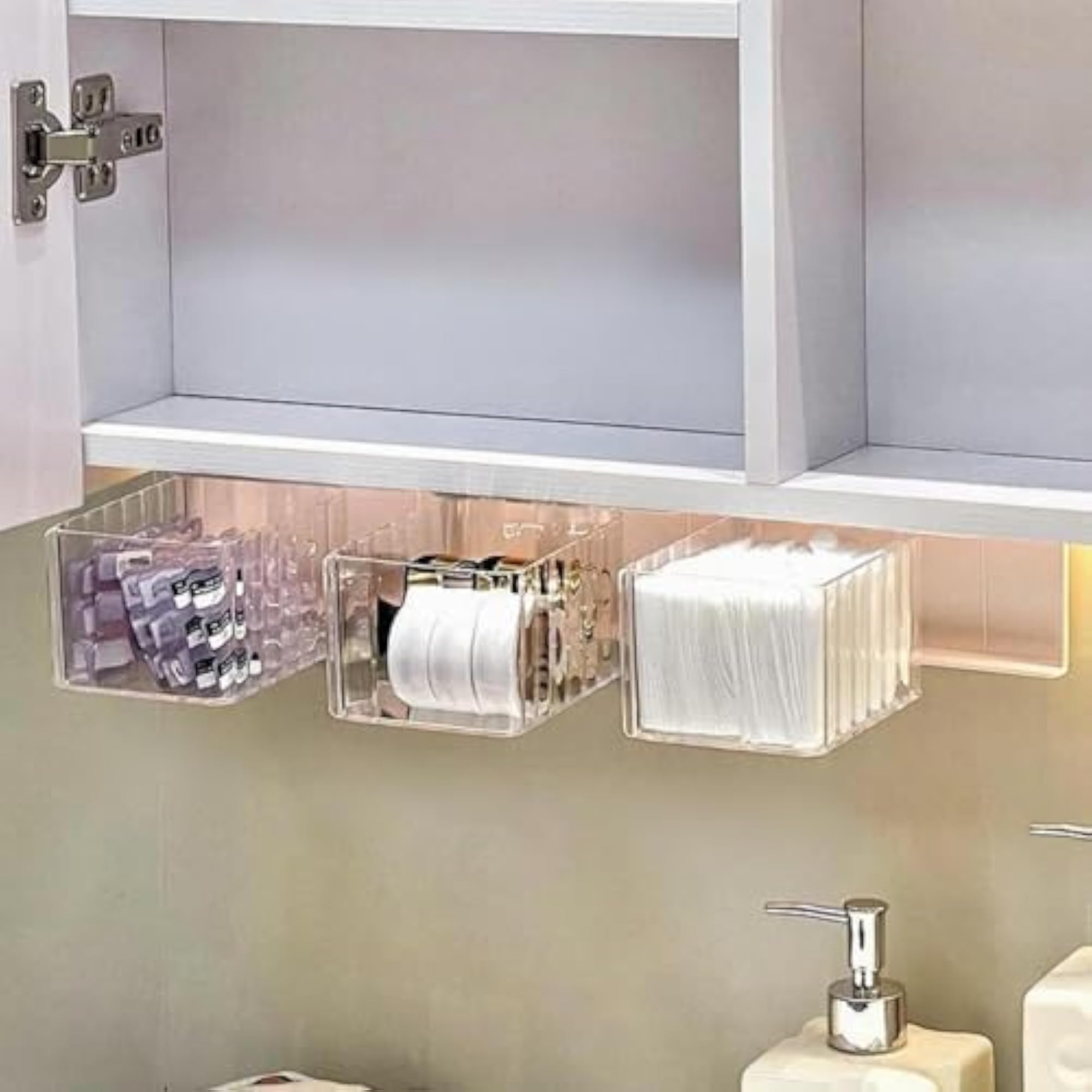 Mirror Cabinet Drawer Organizer, Wall Mount