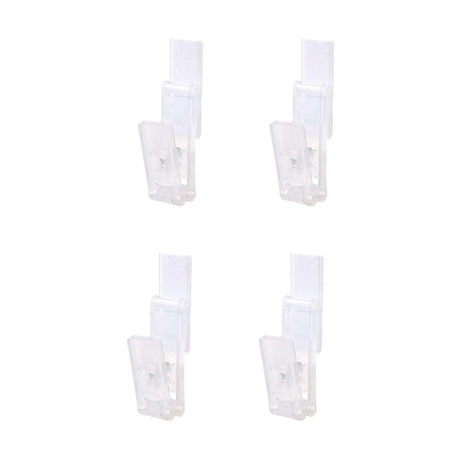 LWHZOFR 4Pcs Space Saving Kitchen Accessories Plastics Hooks for Hanging Gloves Towels Multipurpose Wall Mount Clips Plastics Clamps