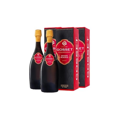 Champagne Grande Réserve Brut ETUI blanco - Champagne Gosset - DOP - Champán - Francia - Variedades de uva Chardonnay,Pinot Noir,Pinot Meunier - 3x75cl