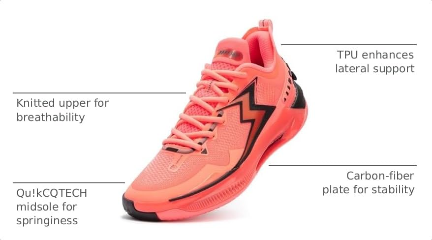 Image of 361 Big3 5.0 Quick PRO Basketball Shoes for Men Breathable Outdoor Sneakers Cushioning,Anti Slip Practice Student Sports Shoes for Teens and Adults,Caldwell Pope Zapatillas de baloncesto Hombre