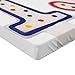 Ambesonne 13th Birthday Fitted Sheet, Colorful Burning Candles Number 13 Party Objects Print, Bed Cover with All-Round Elastic Deep Pocket for Comfort, Twin Size, Multicolor