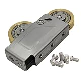 Rouleaux de porte-fenêtre coulissante : bonne texture, ne rayera pas votre porte ou votre armoire, rouleau de porte-fenêtre peut vous offrir une sensation d'utilisation satisfaisante, remplacement de rouleau de porte coulissante robuste