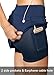baleaf Women's Golf Skorts Tennis Skirts with Pockets Athletic Running Workout Sports Navy Size L