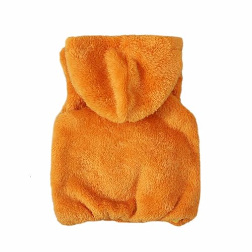 Toddler Girls Halloween Pumpkin Hooded Vest Sleeveless Soft Furry Fleece Pullover Tops Fall Warmth Holiday Dress Up3