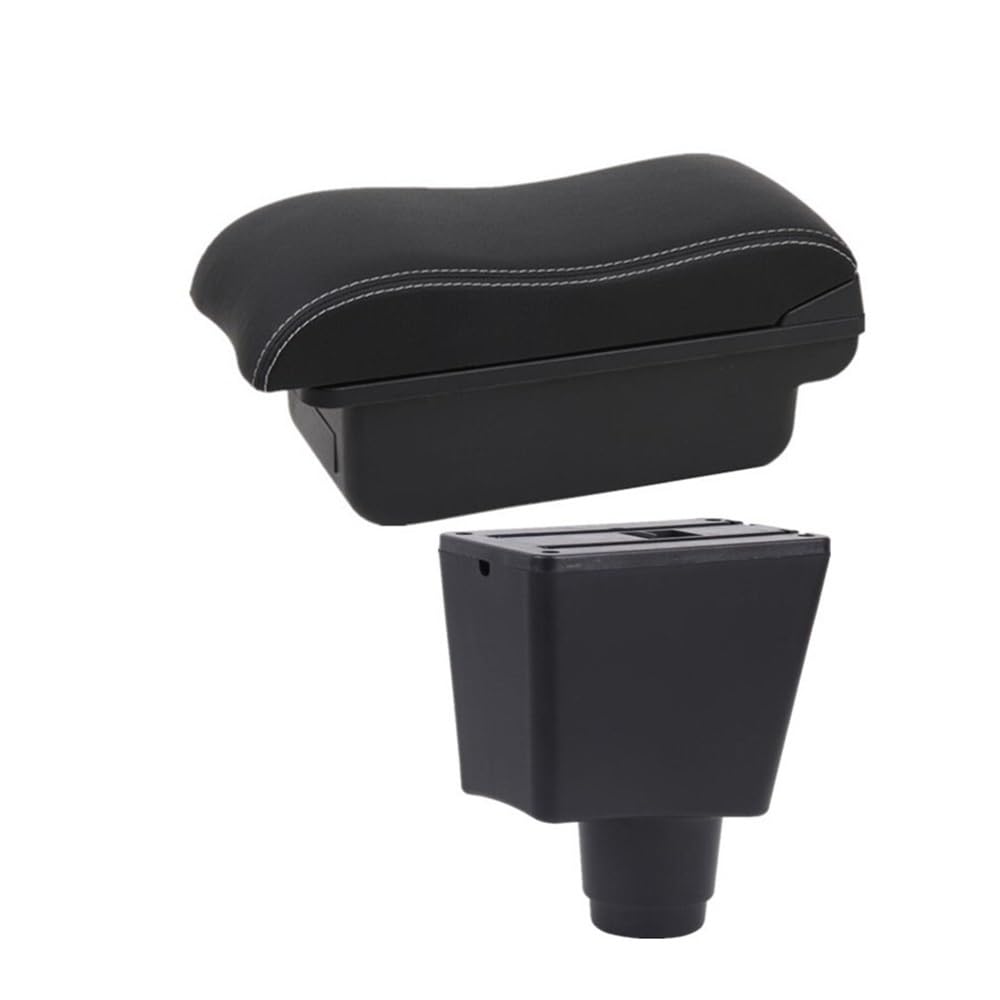 Yulegudi A2 Black White Nousb Car Armrests For Renault For Logan 2 For Sandero 2010-2020