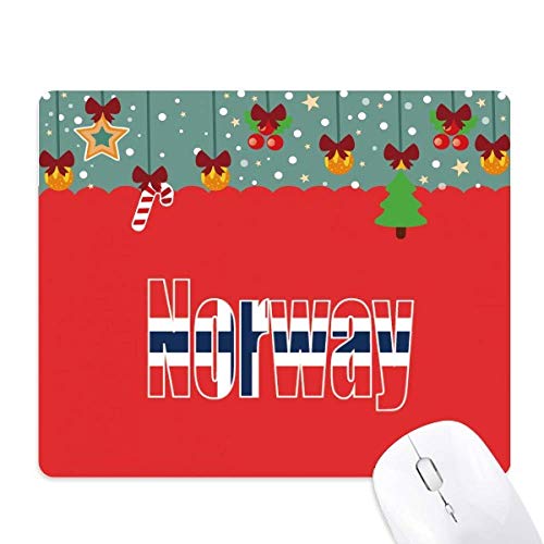 Tapis de souris Norvège en caoutchouc antidérapant pour le bureau