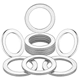 M14 Aluminum Oil Drain Plug Crush Washers Gaskets Fits for Mazda, Replacement for The Part # 9956-41-400, Used for Oil Change, 10 Pack