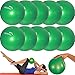 Mambo Max 10 Pezzi - Mvs Palla 17-19 cm Morbida +2 Tappi+Cannuccia, Pilates Ginnastica Yoga Gym Soft Over Ball - Verde