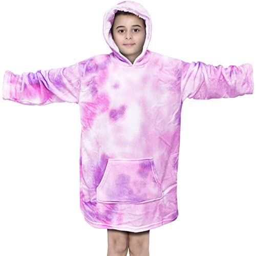 Girls Boys Oversized Hoodie Cow Animal Detail Snuggle Blanket Super Soft Warm Fleece Kangaroo Pocket3